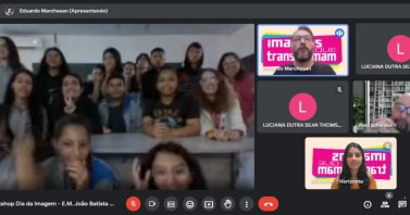 Escola pública de Penha participa de workshop gratuito ‘Dia da Imagem’
