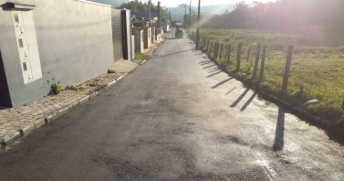 Águas de Penha recupera ruas beneficiadas com obras da rede de esgoto