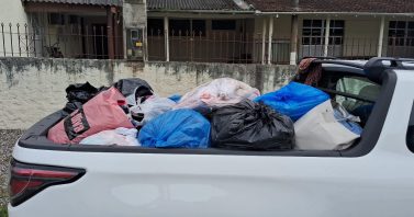 Campanha do Agasalho em Penha já arrecadou mais de 8 mil itens