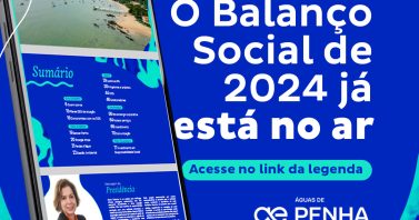 Águas de Penha apresenta Balanço Social 2024 com avanços em ações sociais e ambientais