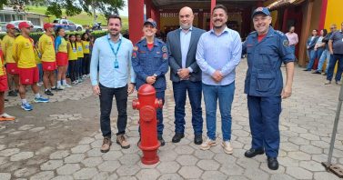 Águas de Penha doa dois novos hidrantes ao Corpo de Bombeiros e reforça segurança na cidade