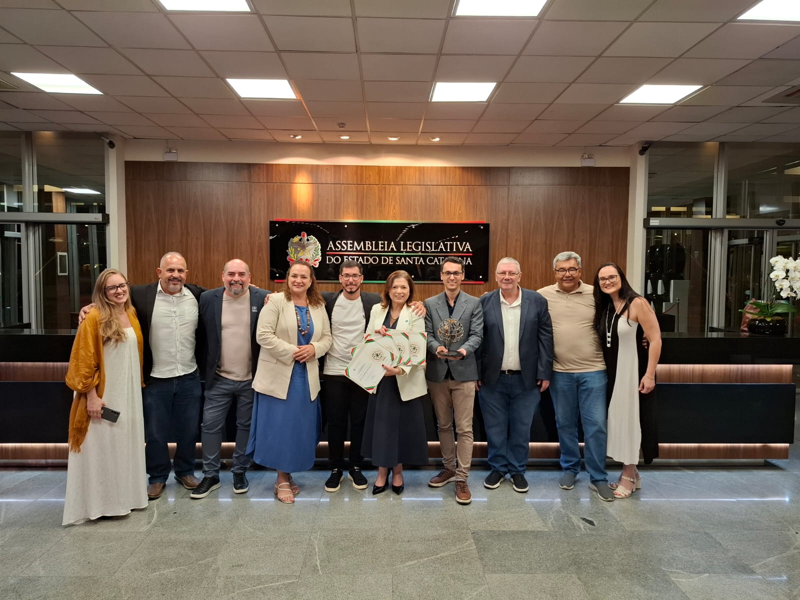 Águas de Penha é premiada com Troféu Responsabilidade Social da ALESC